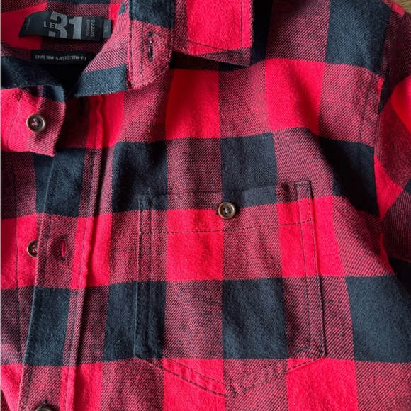 Large - Le 31 - Black and Red - Flannel - Men’s - Picture 3 of 4